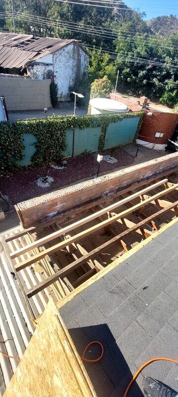 Estructura cerchas techumbre Los Andes